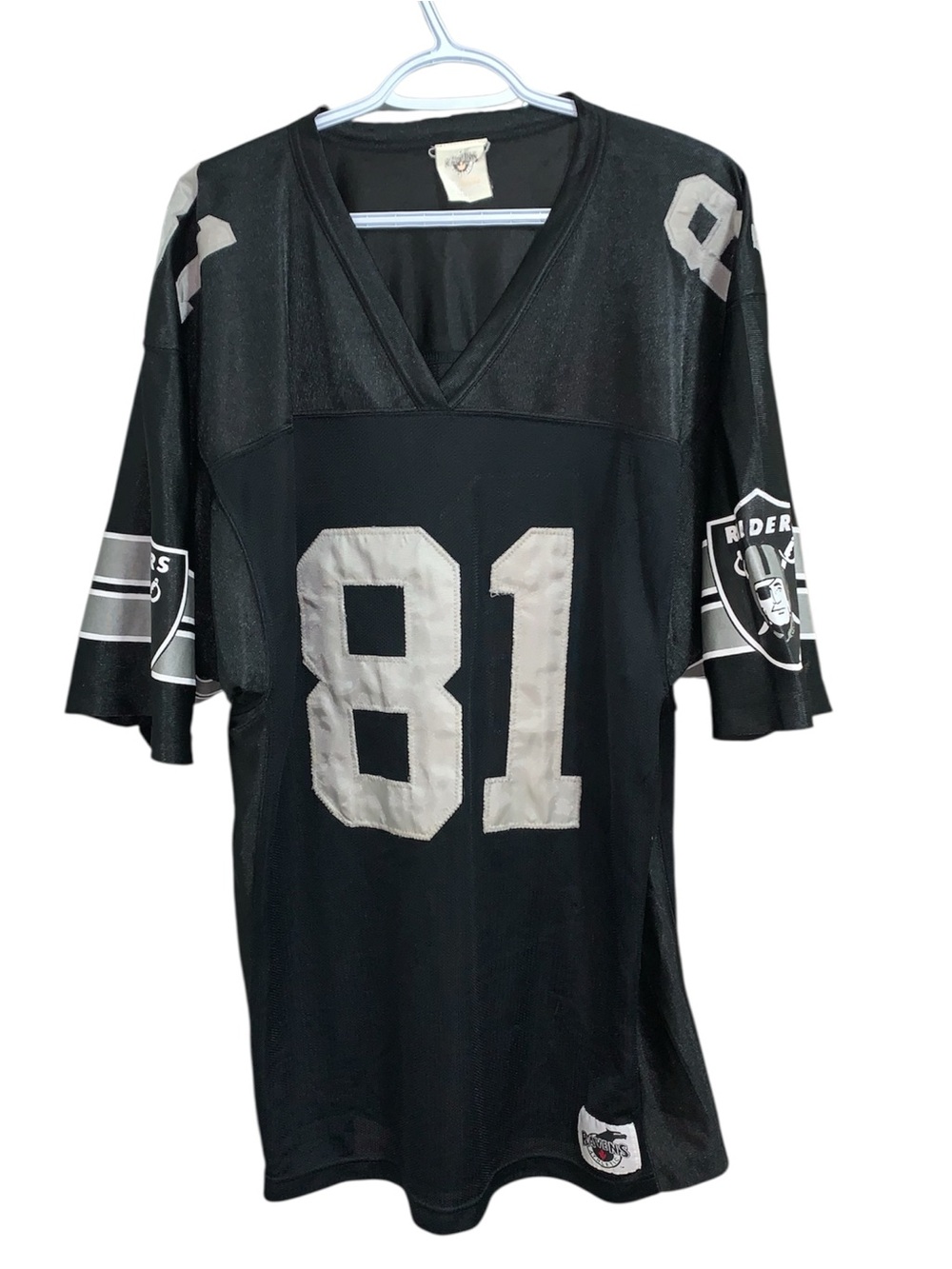 Vintage 1988-99 Ravens Athletic Los Angeles Raiders #81 Tim Brown NFL Jersey XL